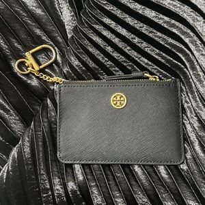 Tory Burch Robinson card case key ring
